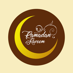 Eid Mubarak design with decorative circular background ramadan kareem