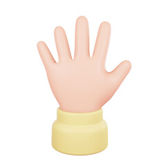 Obraz premium 손으로 만든 숫자와 감정기호