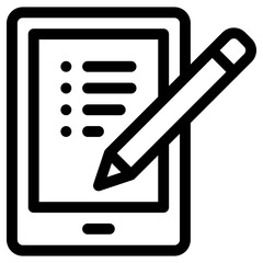 list icon, simple vector design