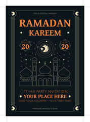 ramadan kareem flyer story instagram social media post