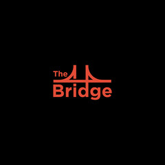 bridge logo design graphic template
