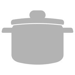 Obraz premium Kitchenware silhouette on white