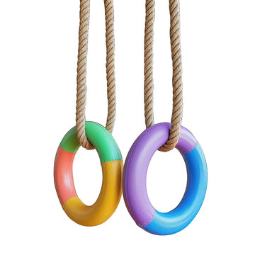 Gymnastics Rings Isolated