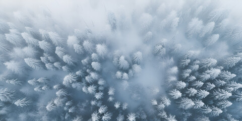 Marble background of the snowfall from the sky Seamless texture of winter forest.AI Generative
