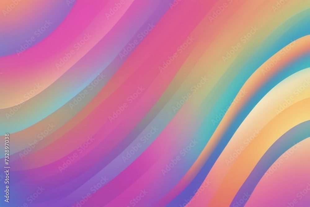 Poster abstract colorful background with wave lines