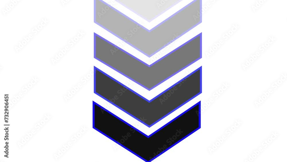 Poster white solid color swipe down forwarding-pointing arrow icon. down-direction arrow. download directio