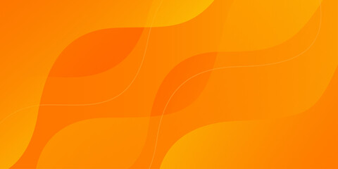 Abstract colorful orange curve background, orange gradient dynamic wallpaper with wave shapes. Suitable for banners, templates, sales, events, ads, pages, web, and others