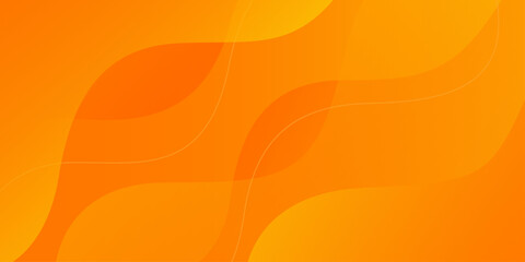 Abstract orange gradient curve background, orange dynamic wallpaper with wave shapes. Suitable for banners, templates, sales, events, ads, pages, web, and others