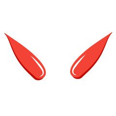 devil horn vector icon