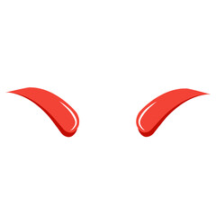 devil horn vector icon