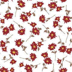 Cute floral pattern perfect for textile design,