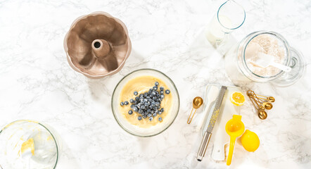 Crafting Lemon, Blueberry, and Vanilla Bundt Cakes