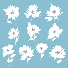 Fototapeta na wymiar Abstract flower material ideal for textile design,