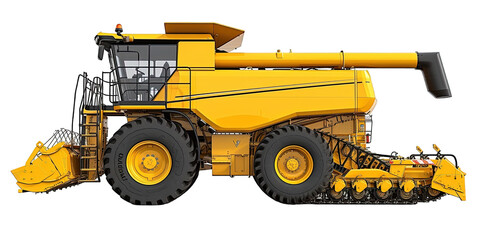 Obraz premium Combine harvester Isolated