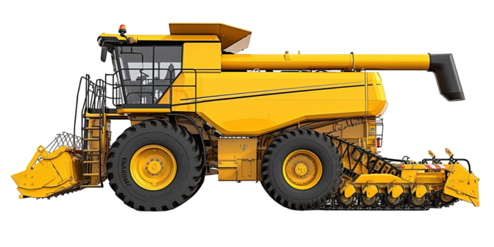 Combine harvester Isolated