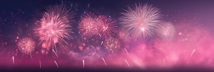 Fototapeta premium Happy new year background banner panorama greeting card