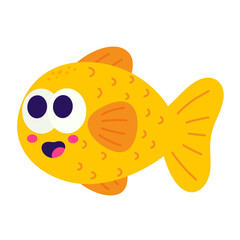fish Cartoon icon.	