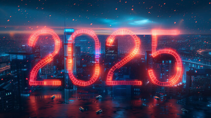 Neon Metropolis 2025: Urban Future Skyline