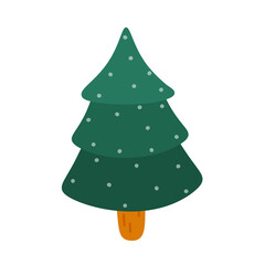 Christmas tree icon.	