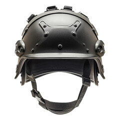 Bulletproof Helmet, transparent background, isolated image, generative AI