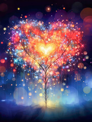 Illuminating love, joy, and positive