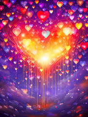 Illuminating love, joy, and positive