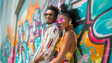 Model in an urban street style.