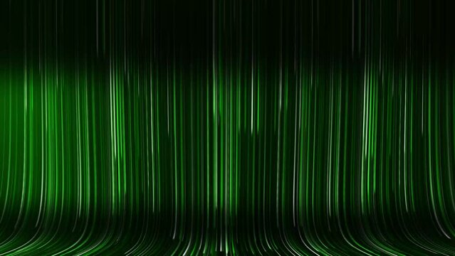 Streaming and flowing green lines for use as a background