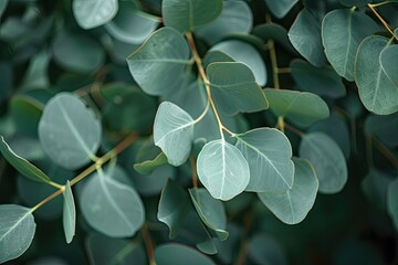 A eucalyptus with thin foliage