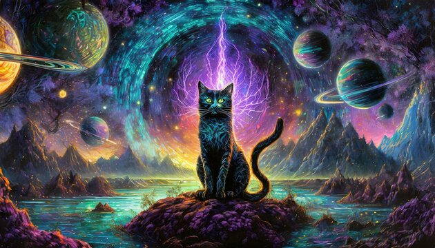 landscape with a fairy