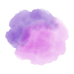 purple abstract watercolor brush background.