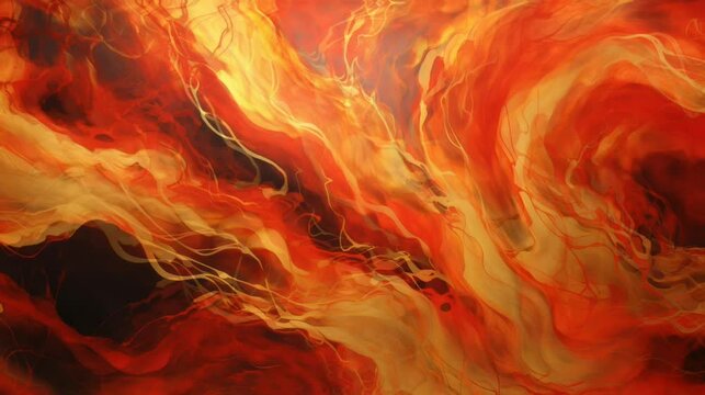 liquid gold and molten lava flow