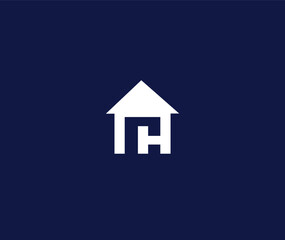 Fototapeta premium CH real estate logo, Letter CH logo design vector