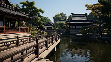 chinese temple  high definition(hd) photographic creative image