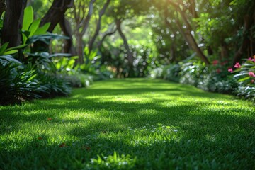outdoor grass in backyard landscaping style inspiration ideas