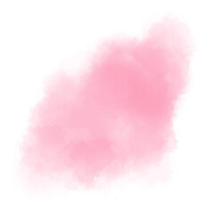 Pink abstract watercolor brush background.