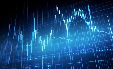 Stock market online business concept. business Graph