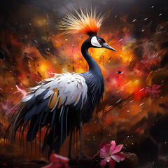 Crowned crane © Bill