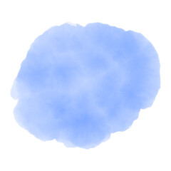 Blue abstract watercolor brush background.