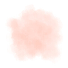 orange abstract watercolor brush background.