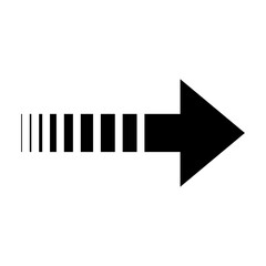 black vector arrow