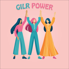 flat design international women's day