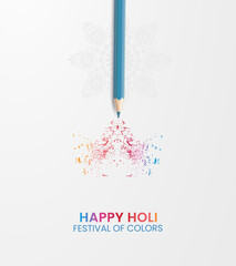 Happy Holi Festival. Holi day India festival.