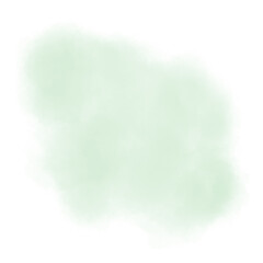 Green abstract watercolor brush background.