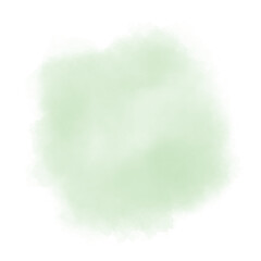 Obraz premium Green abstract watercolor brush background.