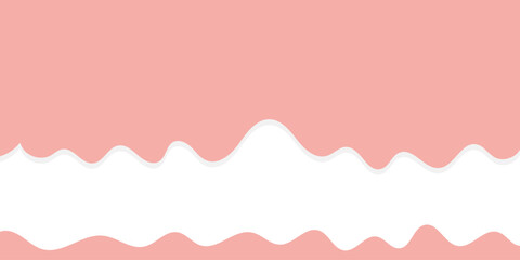 Abstract torn pink paper background with space for text area. vector illustration