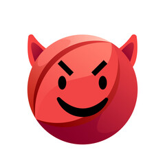 Ghost emoticon design gradient logo colorful new style