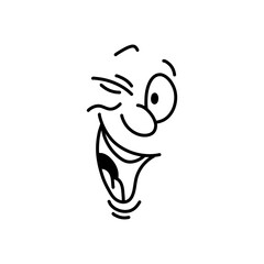 Cartoon facial expression