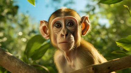 white tailed macaque   high definition(hd) photographic creative image