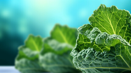 fresh green cabbage   high definition(hd) photographic creative image - obrazy, fototapety, plakaty